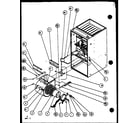 Amana GHN70A40/P99614509F blower assembly diagram
