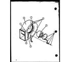 Amana GS100DN4/P1100102F blower assembly diagram