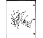 Amana GS100DN4/P1107602F blower assembly diagram