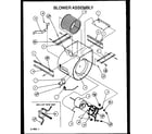 Amana GUX090B35A/P1161704F blower assembly diagram