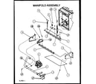 Amana GUX090X35A/P1161710F manifold assembly diagram