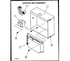 Amana GUD115C50A/P1164506F control box assembly diagram
