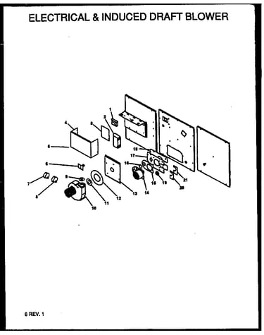 Electrical & induced draft blower