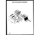 Amana GSC100A40A/P1163903F heat exchanger assembly diagram