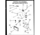 Amana GCI045D25A/P1155301F control box and miscellaneous parts diagram