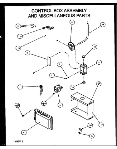 Control box and miscellaneous parts