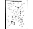 Amana GUI045D25A/P1159801F control box assembly diagram