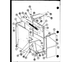 Amana EBWC3612M-A/P68192-2F cabinet assembly diagram