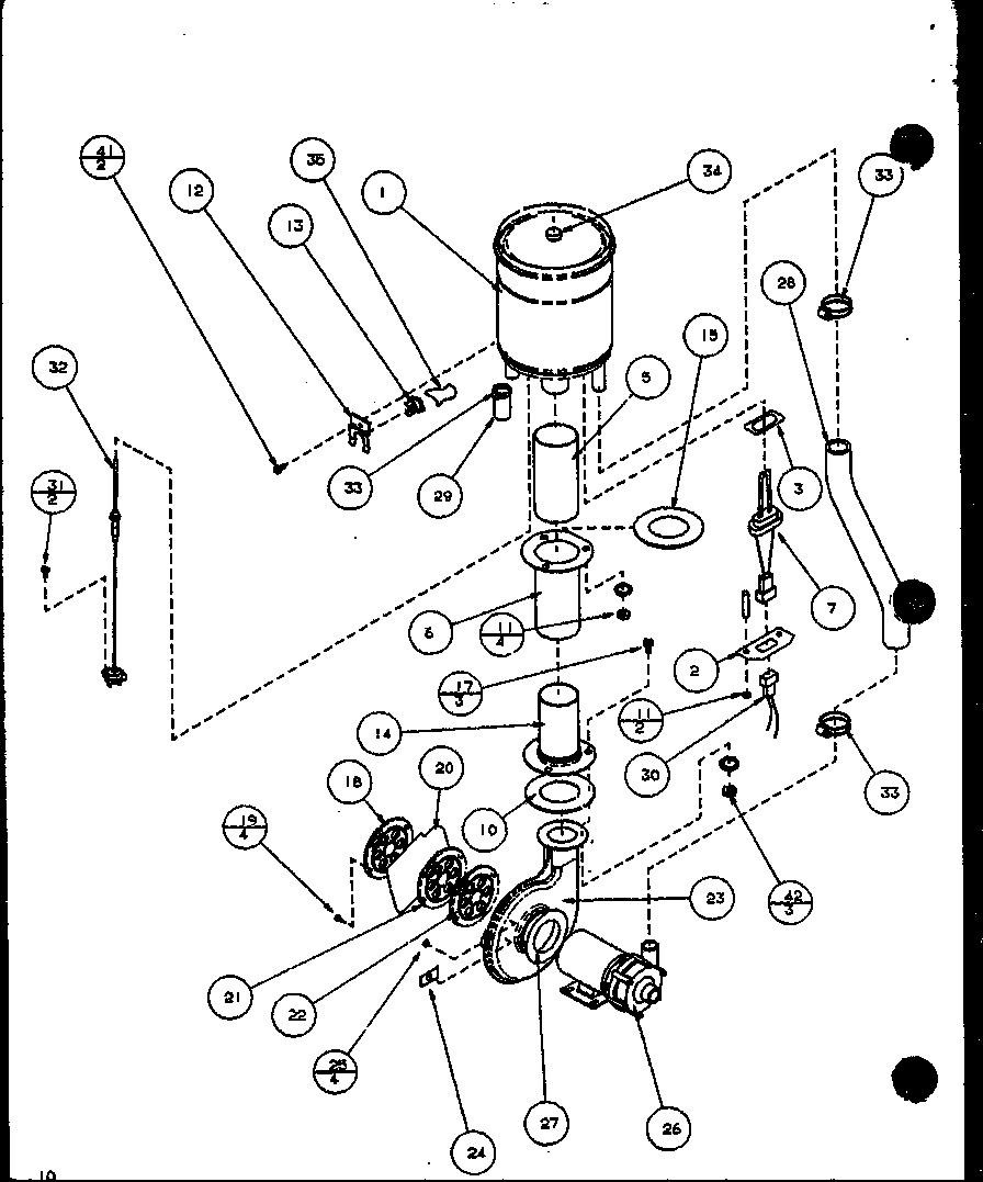 Motor pump assembly and heat transfer module
