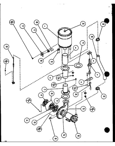 Motor pump assembly and heat transfer module