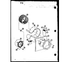 Amana 912-3T/P67858-30R blower assembly diagram