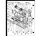 Amana 230V.,4.0KW chassis mechanical parts assembly (pth15350edg/p1113204r) (pth12350edg/p1113205r) diagram
