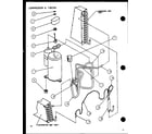 Amana PTH15350EDG/P1113204R compressor & tubing (pth15350edg/p1113204r) (pth12350edg/p1113205r) diagram