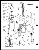 Compressor & tubing (pth15350edg/p1113204r) (pth12350edg/p1113205r)
