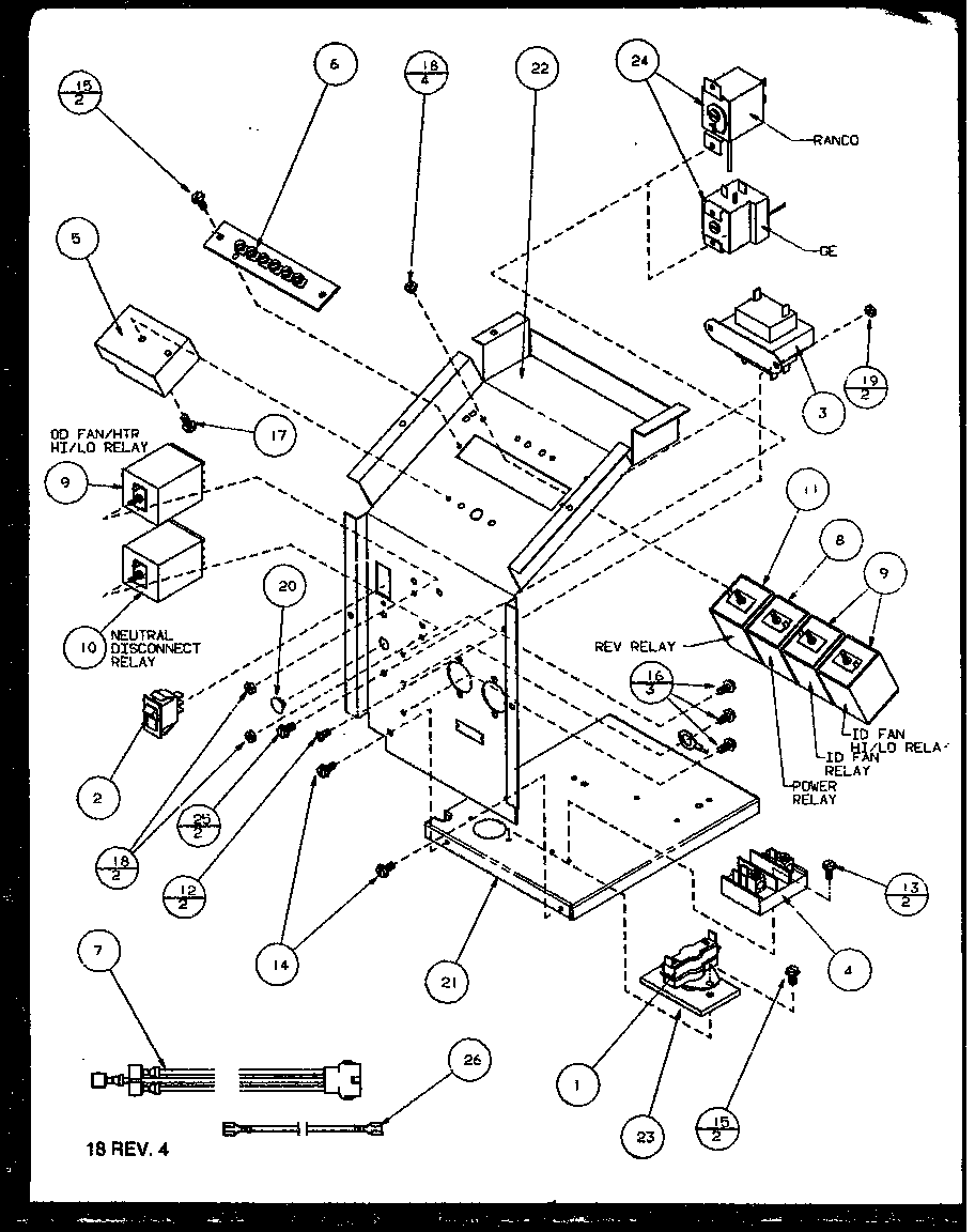 BOTTOM CONTROL PANEL