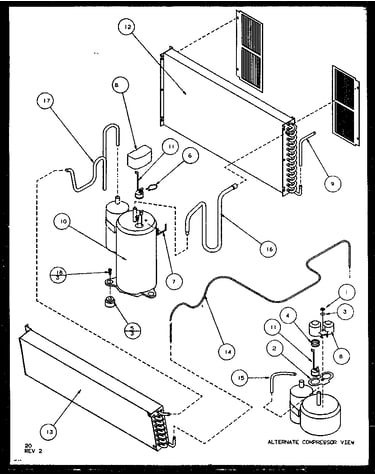 Alternate compressor view