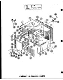 Cabinet & chassis parts (pk2-1h/p55196-1c) (pk2-1h/p55196-7c) (pk2.5-1h/p55196-2c) (pk2.5-1h/p55196-8c) (pk3-1h/p55196-3c) (pk3-1h/p55196-9c) (pke3-3h/p55196-18c)