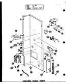 Control panel parts (pk2-1h/p55196-1c) (pk2-1h/p55196-7c) (pk2.5-1h/p55196-2c) (pk2.5-1h/p55196-8c) (pk3-1h/p55196-3c) (pk3-1h/p55196-9c) (pke3-3h/p55196-18c)
