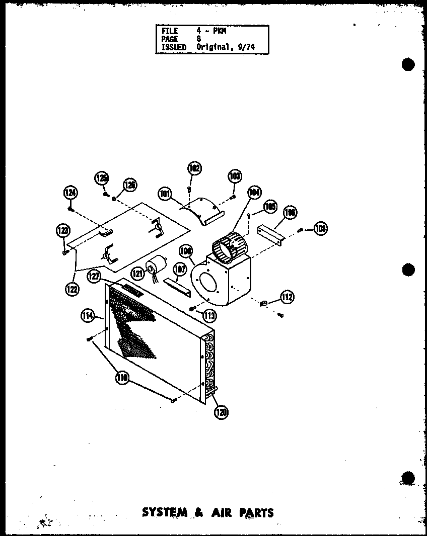 SYSTEM & AIR PARTS (PKM2.5-1J/P54565-14C) (PKM3-1H/P54565-17C)