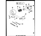 Amana GC-105DE/P96331-5F belt drive blower parts (gc-65de/p96331-1f) (gc-80de/p96331-3f) (gc-105de/p96331-5f) (gc-120de/p96331-8f) diagram