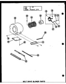 Belt drive blower parts (gc-65de/p96331-1f) (gc-80de/p96331-3f) (gc-105de/p96331-5f) (gc-120de/p96331-8f)