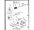 Amana GC-105DE-3/P96331-7F belt drive blower parts (gc-140e/p96331-10f) (gc-105e-3/p96331-6f) (gc-120e-4/p96331-9f) (gc-140e-5/p96331-11f) diagram