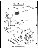 Belt drive blower parts (gc-140e/p96331-10f) (gc-105e-3/p96331-6f) (gc-120e-4/p96331-9f) (gc-140e-5/p96331-11f)