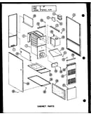 Cabinet parts (gh-65de/p96324-1f) (gh-80de/p96324-4f) (gh-105de/p96324-8f) (gh-120de/p96324-12f) (gh-140de/p96324-16f)