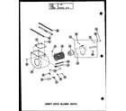 Amana GH-120DE/P96324-12F direct drive blower parts (gh-65de/p96324-1f) (gh-80de/p96324-4f) (gh-105de/p96324-8f) (gh-120de/p96324-12f) (gh-140de/p96324-16f) diagram