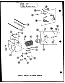 Direct drive blower parts (gh-65de-2/p96324-2f) (gh-80de-3/p96324-6f) (gh-80de-4/p96324-22f) (gh-105de-3/p96324-10f) (gh-120de-4/p96324-14f) (gh-120de-5/p96324-23f) (gh-140de-4/p96324-18f) (ghm-80de-4/p96324-24f) (ghm-120de-5/p96324-25f)
