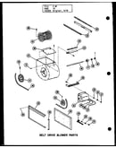 Belt drive blower parts (gh-80e/p96324-3f) (gh-105e/p96324-7f) (gh-120e/p96324-11f) (gh-140e/p96324-15f) (gh-160e/p96324-19f) (gh-200e/p96324-21f)