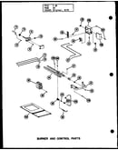 Burner and control parts (gh-80e/p96324-3f) (gh-105e/p96324-7f) (gh-120e/p96324-11f) (gh-140e/p96324-15f) (gh-160e/p96324-19f) (gh-200e/p96324-21f)