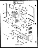Cabinet parts (gh-80e-3/p96324-5f) (gh-105e-3/p96324-9f) (gh-120e-4/p96324-13f) (gh-140e-4/p96324-17f)