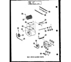 Amana GH-80E-3/P96324-5F belt drive blower parts (gh-80e-3/p96324-5f) (gh-105e-3/p96324-9f) (gh-120e-4/p96324-13f) (gh-140e-4/p96324-17f) diagram