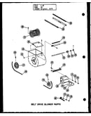 Belt drive blower parts (gh-80e-3/p96324-5f) (gh-105e-3/p96324-9f) (gh-120e-4/p96324-13f) (gh-140e-4/p96324-17f)