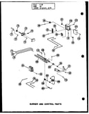 Burner and control parts (gh-80e-3/p96324-5f) (gh-105e-3/p96324-9f) (gh-120e-4/p96324-13f) (gh-140e-4/p96324-17f)