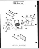 Direct drive blower parts (gh80de-2/p6324-26f)