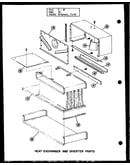 Heat exchanger and diverter parts (gs80de-r3/p96362-1f) (gs100de-r4/p96362-2f) (gs120de-r4/p96362-3f) (gs140de-r5/p96362-4f)