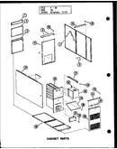 Cabinet parts (gl-105e-r3/p96328-9f) (gl-120e-r3/p96328-10f) (gl-140e-r4/p96328-11f) (gl-160e-r4/p96328-12f) (gl-200e-r4/p96328-13f)