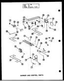 Burner and control parts (gl-105e-r3/p96328-9f) (gl-120e-r3/p96328-10f) (gl-140e-r4/p96328-11f) (gl-160e-r4/p96328-12f) (gl-200e-r4/p96328-13f)