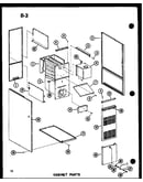 Cabinet parts (gh65dj/p96454-1f) (gh65dj/p96454-19f) (gh80dj-4/p96454-23f) (gh80dj/p96454-2f) (gh80dj-2/p96454-3f) (gh80dj-3/p96454-4f)