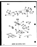 Burner and control parts (gh65dj/p96454-1f) (gh65dj/p96454-19f) (gh80dj-4/p96454-23f) (gh80dj/p96454-2f) (gh80dj-2/p96454-3f) (gh80dj-3/p96454-4f)