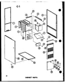 Cabinet parts (gh105dj/p96454-24f) (gh105dj-3/p96454-25f) (gh105dj-r3/p96454-8f) (gh105j-r3/p96454-26f) (gh120de-5/p96294-23f) (gh120dj/p96454-9f)