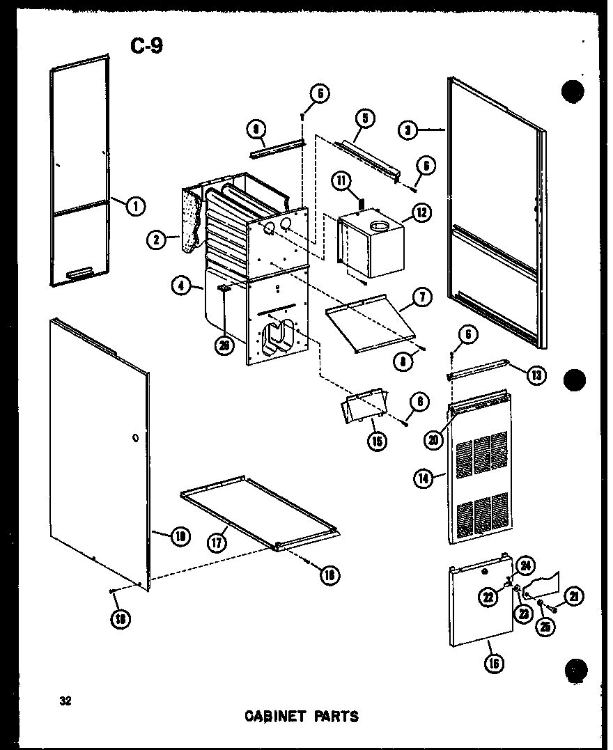 CABINET PARTS (GH120DJ-4/P96454-10F) (GH120DJ-5/P96454-11F) (GH120DJ/P96454-27F) (GH120DJ-4/P96454-28F) (GH120DJ-5/P96454-29F) (GH120J-R3/P96454-12F)