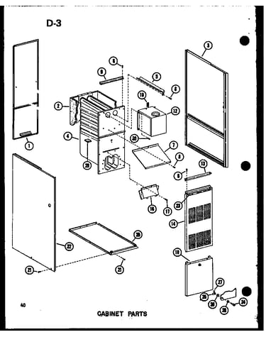 Cabinet parts