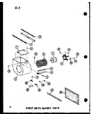 Direct drive blower parts