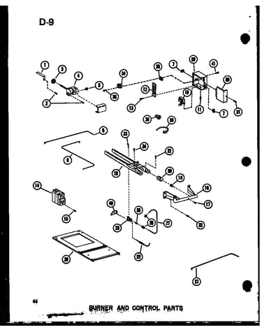 Burner and control parts