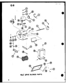 Belt drive blower parts