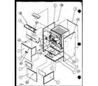 Amana GUD070B30A/P1115002F cabinet assembly diagram