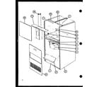 Amana GC125-4/P69589-4F cabinet assembly diagram